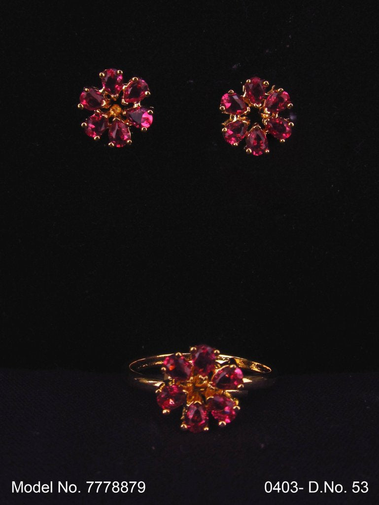 Earring With Finger Rings
