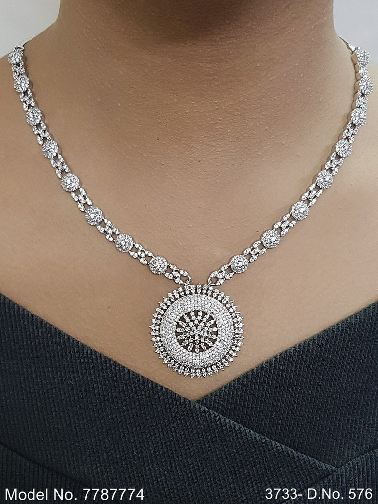 Original Cz Traditional Necklace - View B