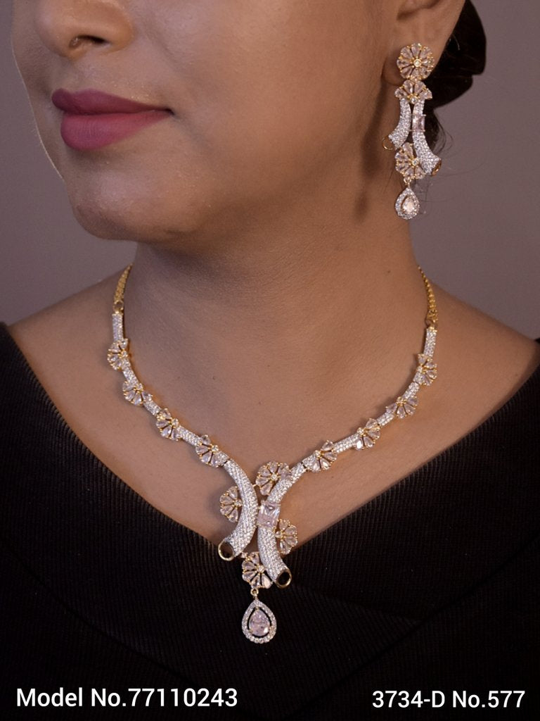 Classic Cz Necklace | Light Sets for All Occasions - Amaara World