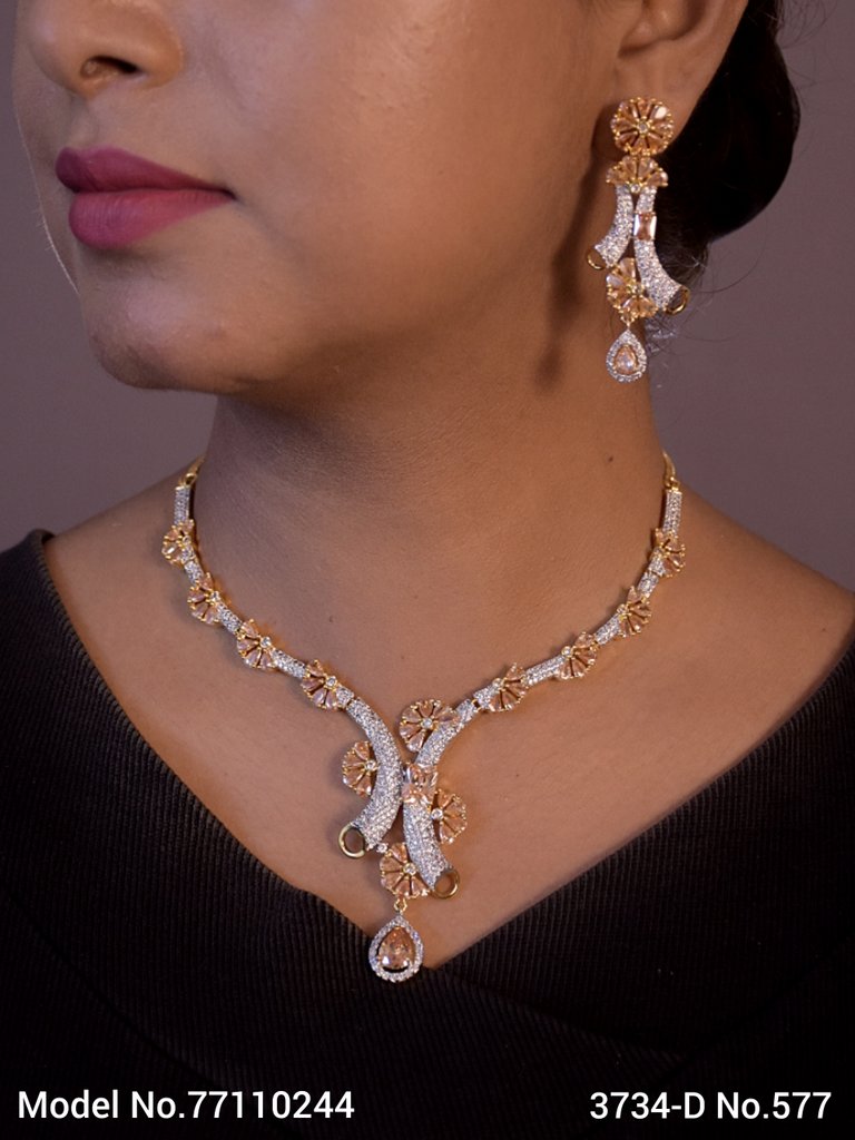 Eye catchy Necklace set - Amaara World