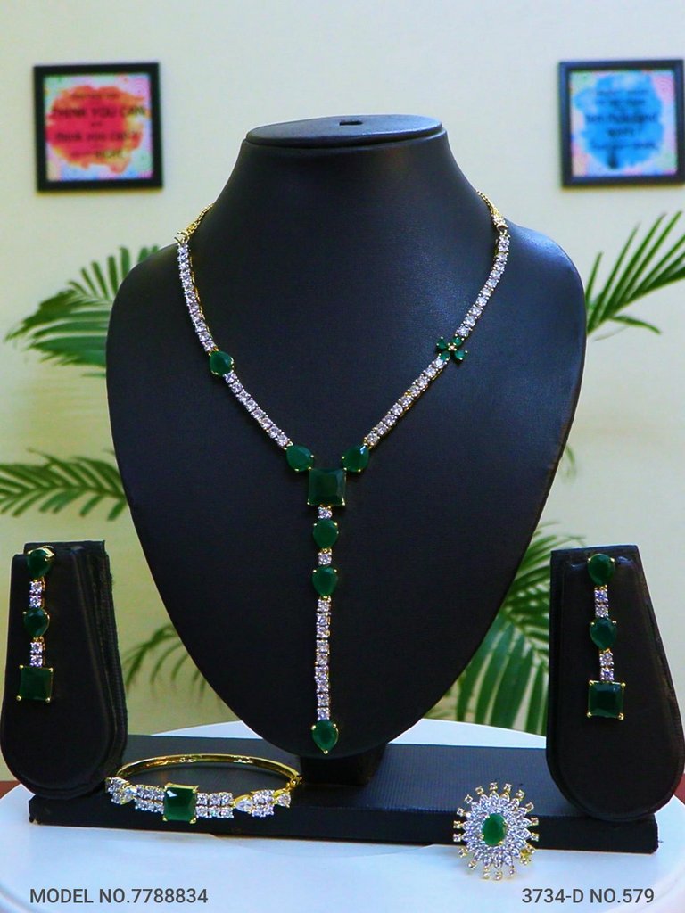 Original Zircon Necklace Set - Amaara World