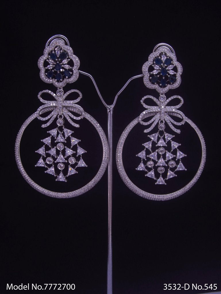 Diamond Replica Earrings - View A