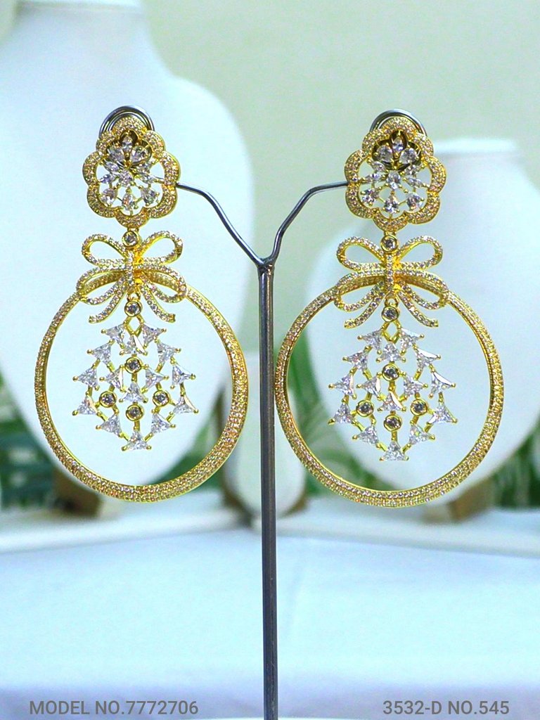 Partywear statement Earrings - Amaara World