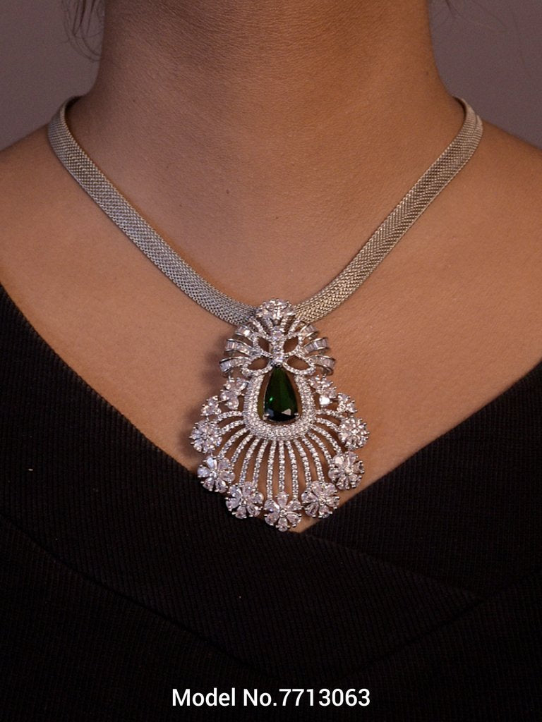 Cz Designer Pendants - View 3 - Amaara World