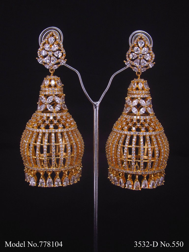 Designer Handmade Cz Earrings - Amaara World