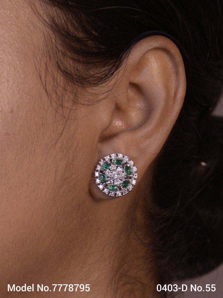Cubic Zirconia Earrings | best Fashion jewellery - Style 2 - Amaara World