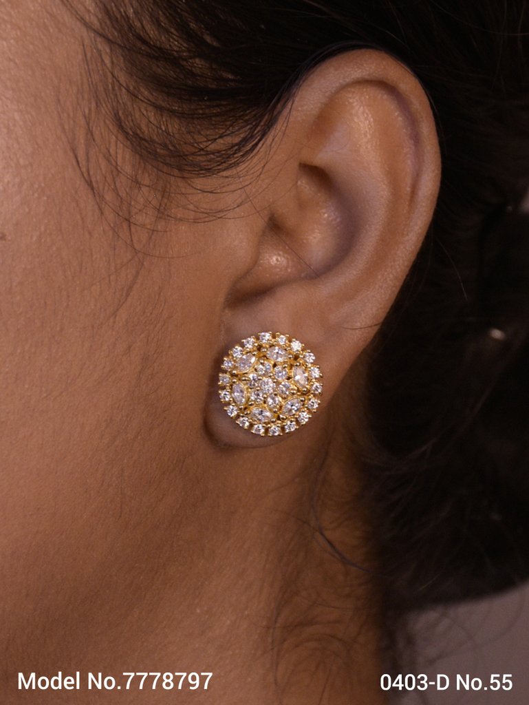 Cubic Zirconia Earrings | best Fashion jewellery - Style 3 - Amaara World