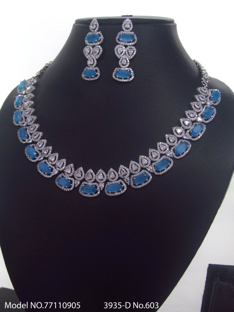 Original Cubic Zircon | Classic Necklace Set - Amaara World