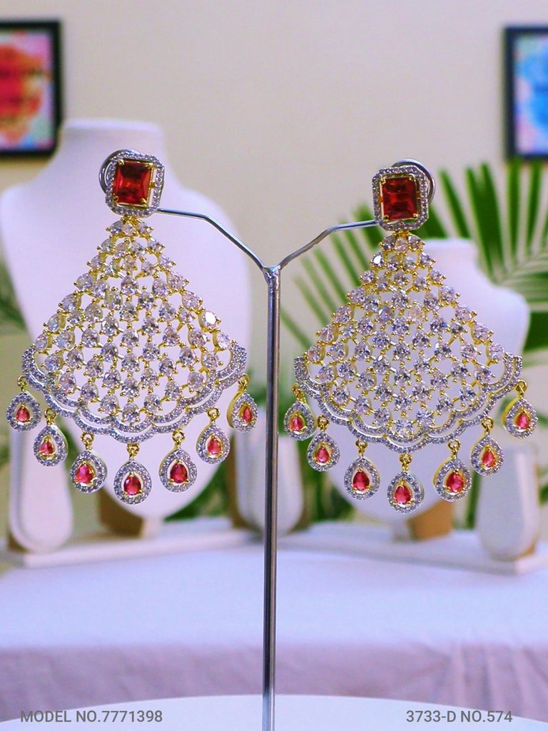 Cz Earrings | Wedding Jewelry - Amaara World