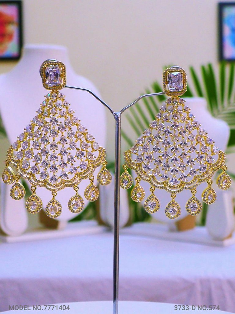Zircon Earrings | Cz / AD Jewelry - Amaara World