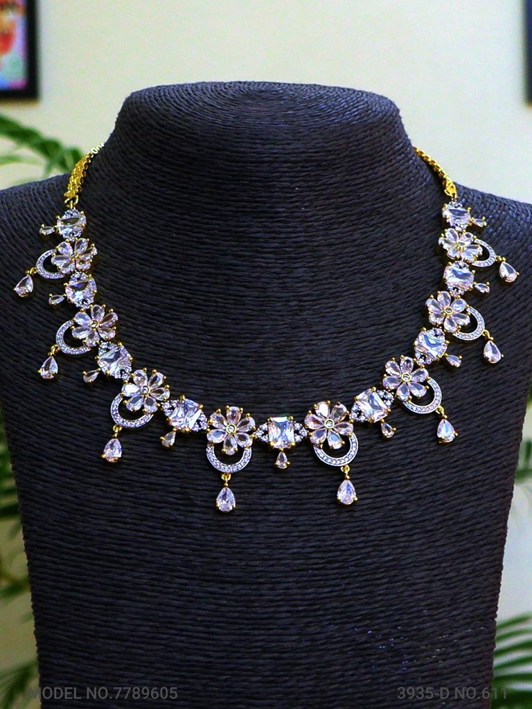 Gift Necklace Set in CZ - View A