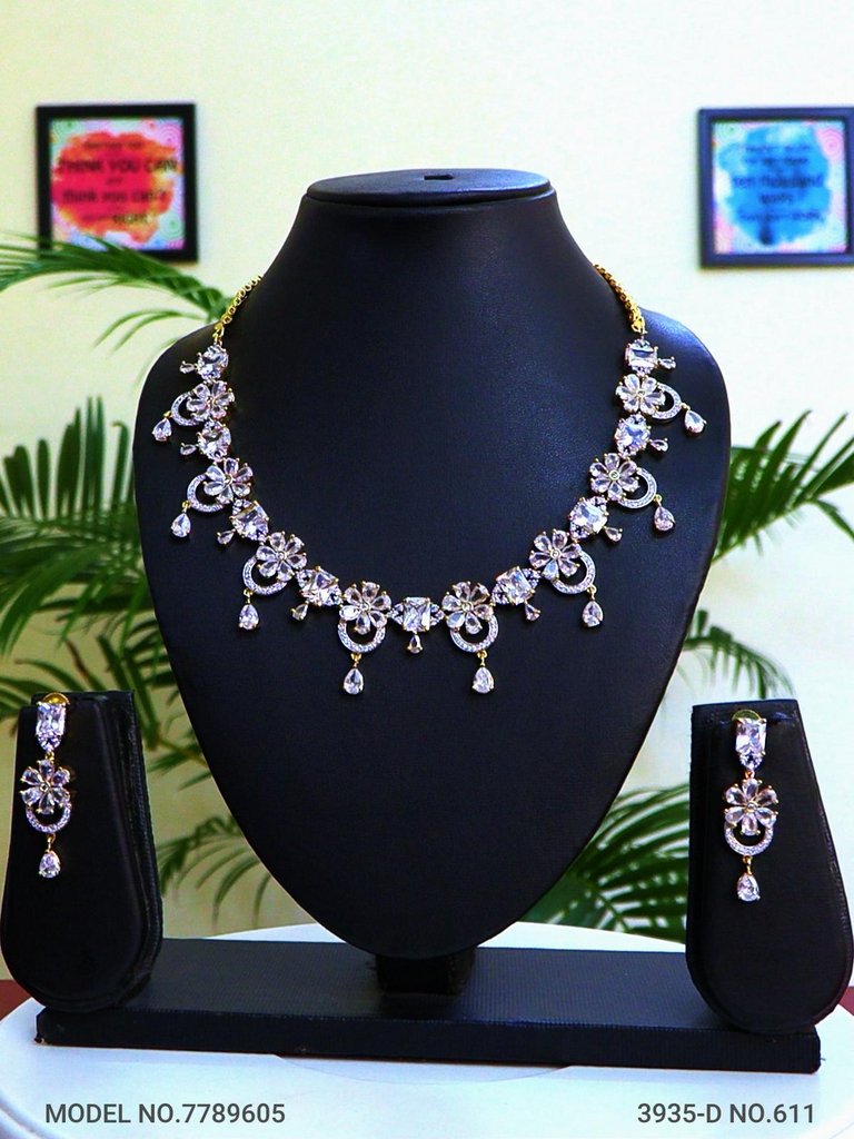 Gift Necklace Set in CZ - Amaara World