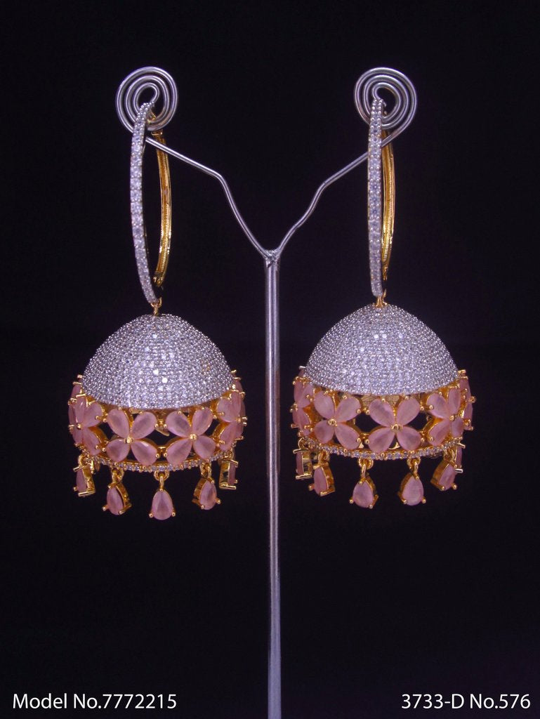 Cz Fashion Earrings | Handcrafted