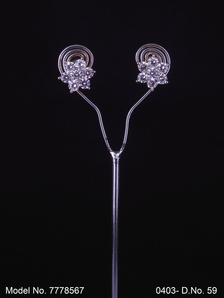 Handcrafted zircon Studs | Royal Taste - Amaara World USA - SKU 7778567