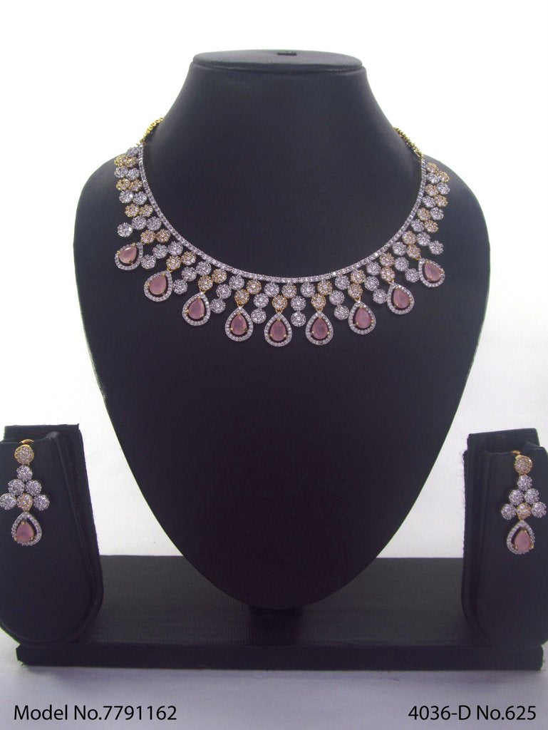 Artificial Diamond Cz Jewelry Set - Amaara World