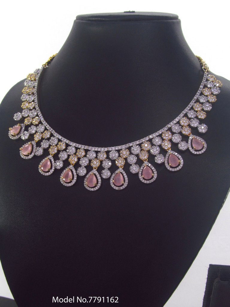 Artificial Diamond Cz Jewelry Set - View A