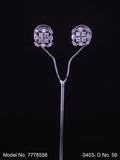 Stylish Party wear Zircon studs - Style 1 - Amaara World