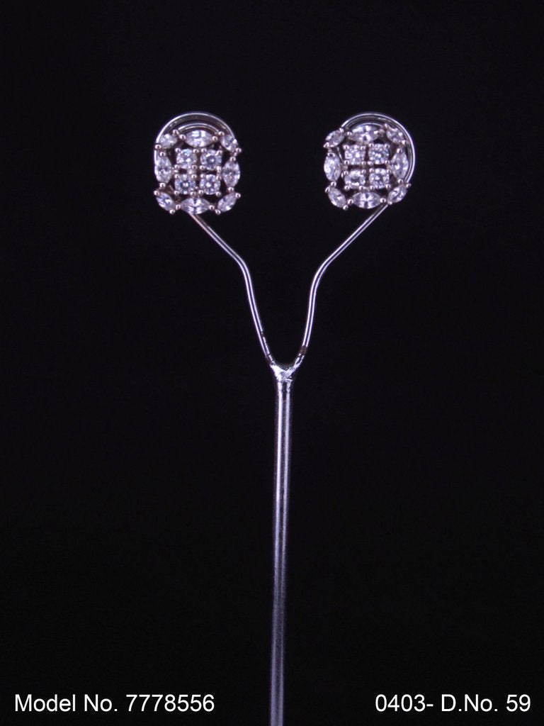 Stylish Party wear Zircon studs - Style 1 - Amaara World