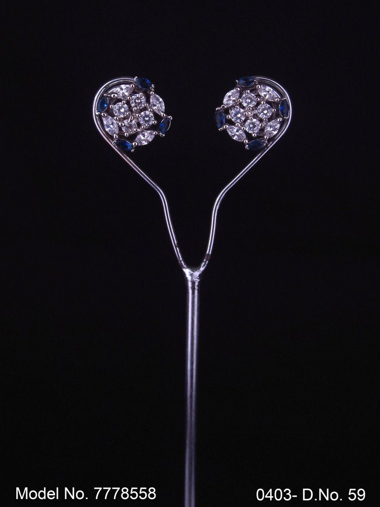 Stylish Party wear Zircon studs - Style 3 - Amaara World