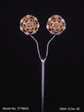 Popular Indian Handmade cz stud| top Earrings - Style 1 - Amaara World