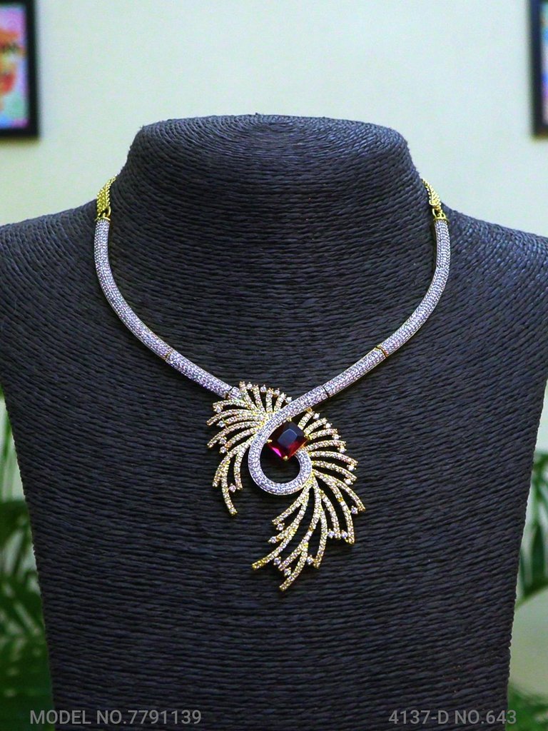 Original Zircon Necklace Set - View A