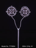 Glorious Stud Zircon Earring with AD stones - Amaara World USA - SKU 7778954