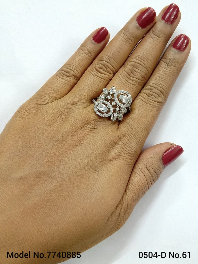 Dazzle Chic Ring - View 2 - Amaara World