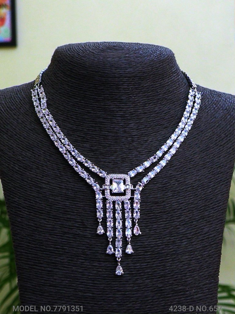 Original Zircon Necklace Set - View A