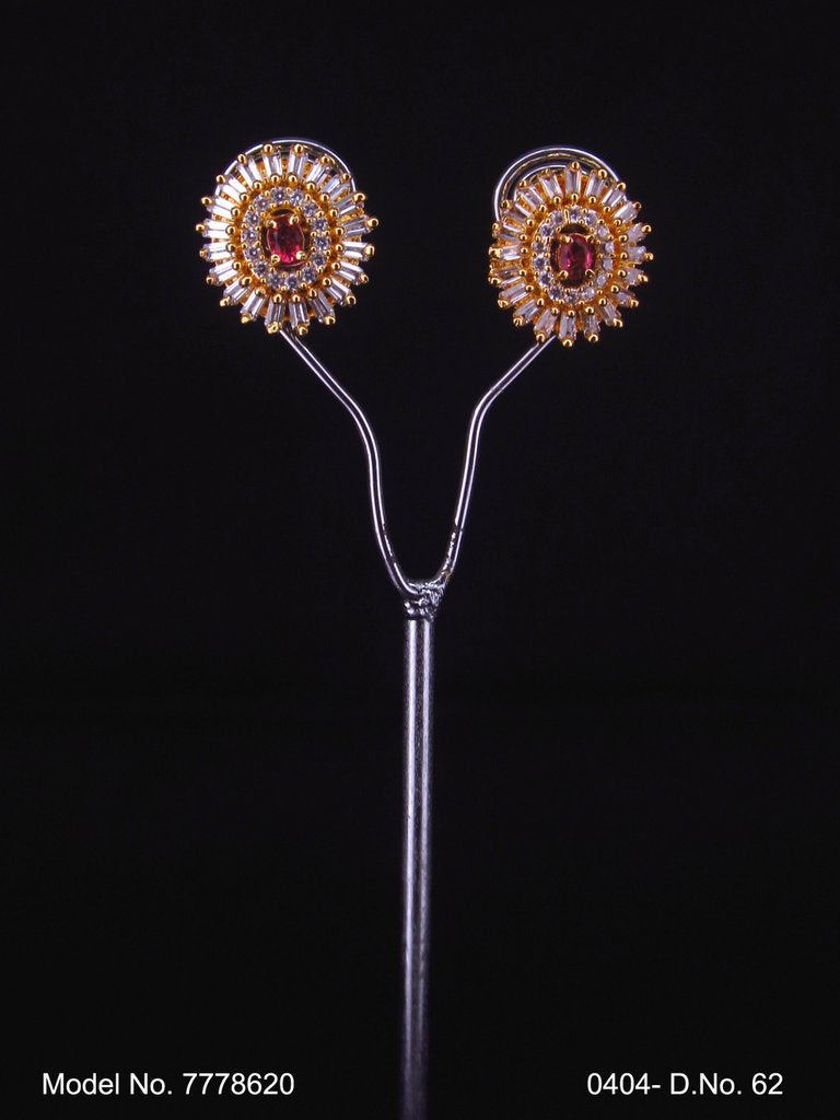 Crystal CZ Studs | Gift for your Wife - Style 3 - Amaara World