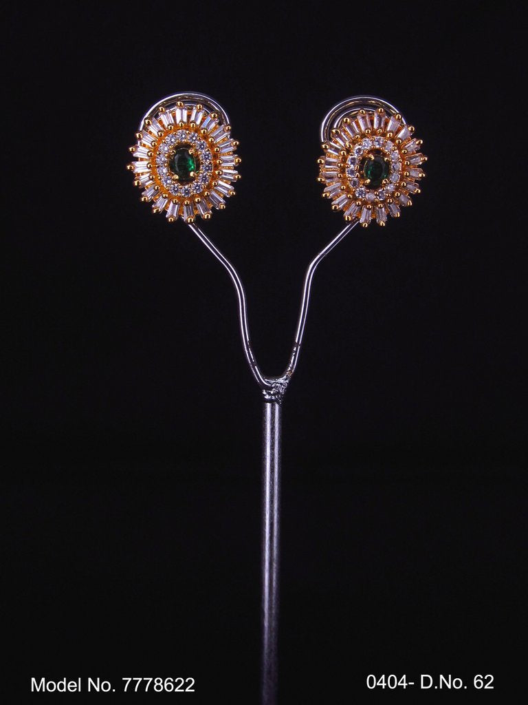 Crystal CZ Studs | Gift for your Wife - Style 4 - Amaara World