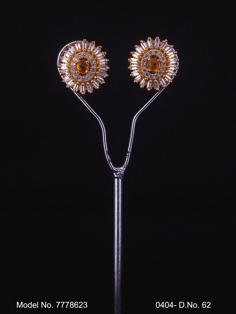 Crystal CZ Studs | Gift for your Wife - Style 5 - Amaara World
