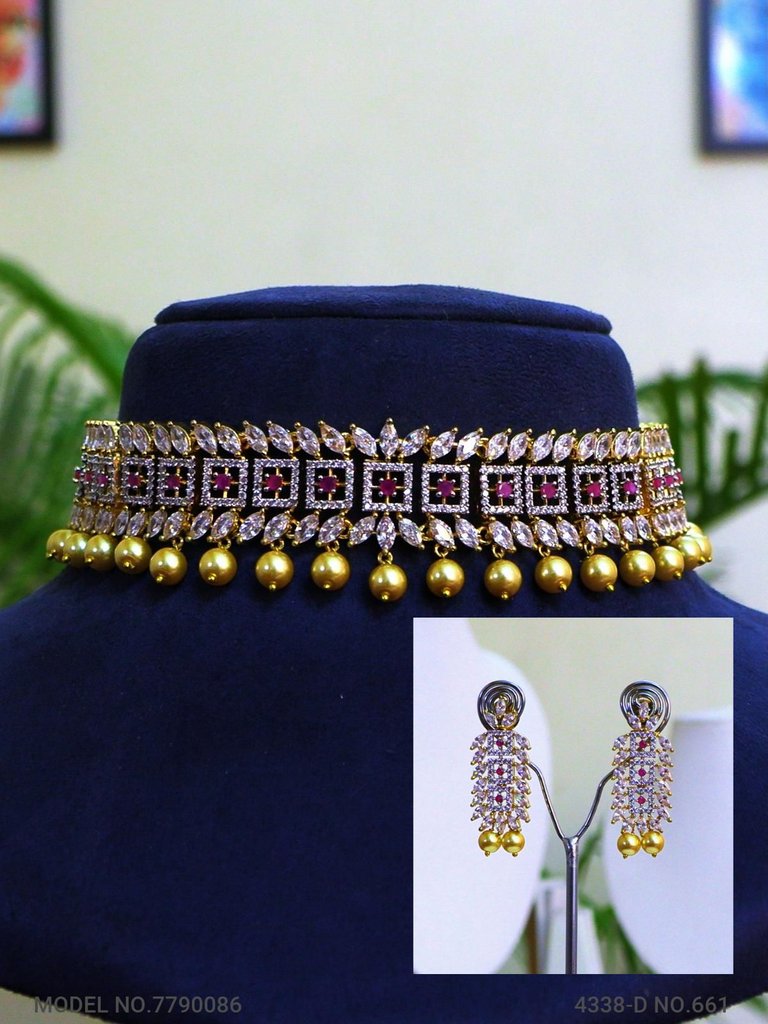 Gift Necklace Set in CZ - Amaara World