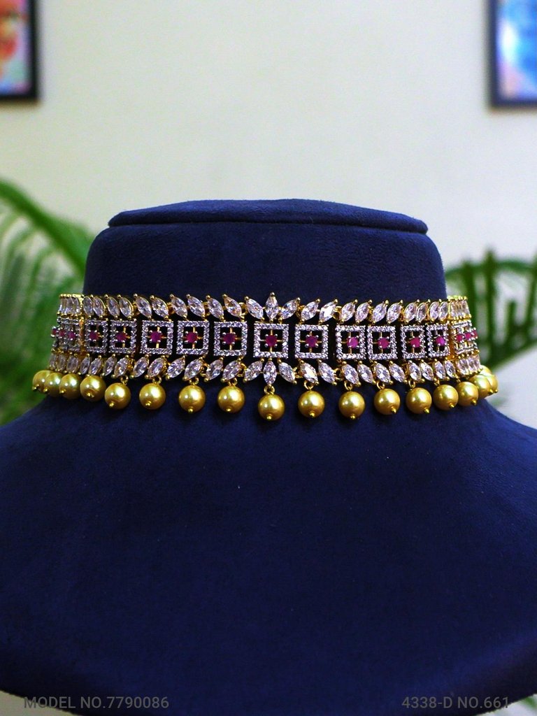 Gift Necklace Set in CZ - View A