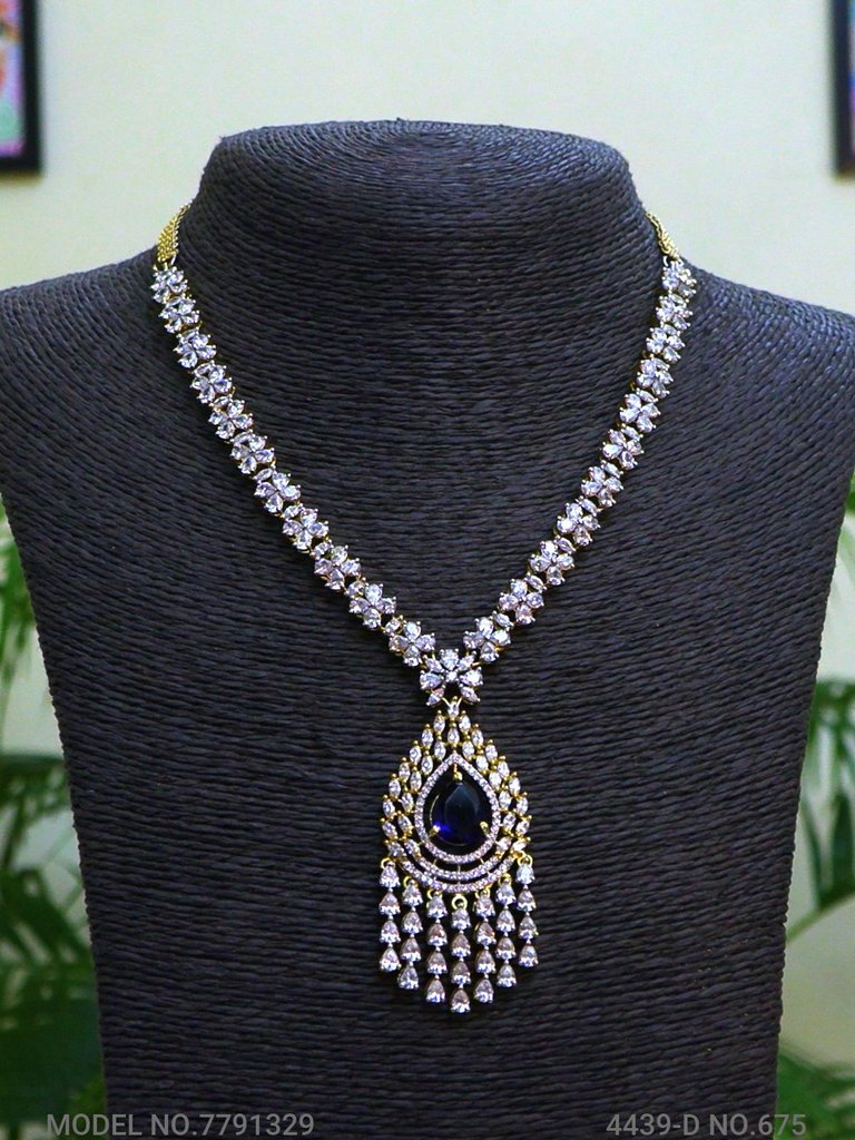 Traditional Design | American Diamond Jewelry Set - View B
