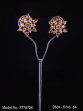 Light Weighted Stud Earrings - Style 1 - Amaara World