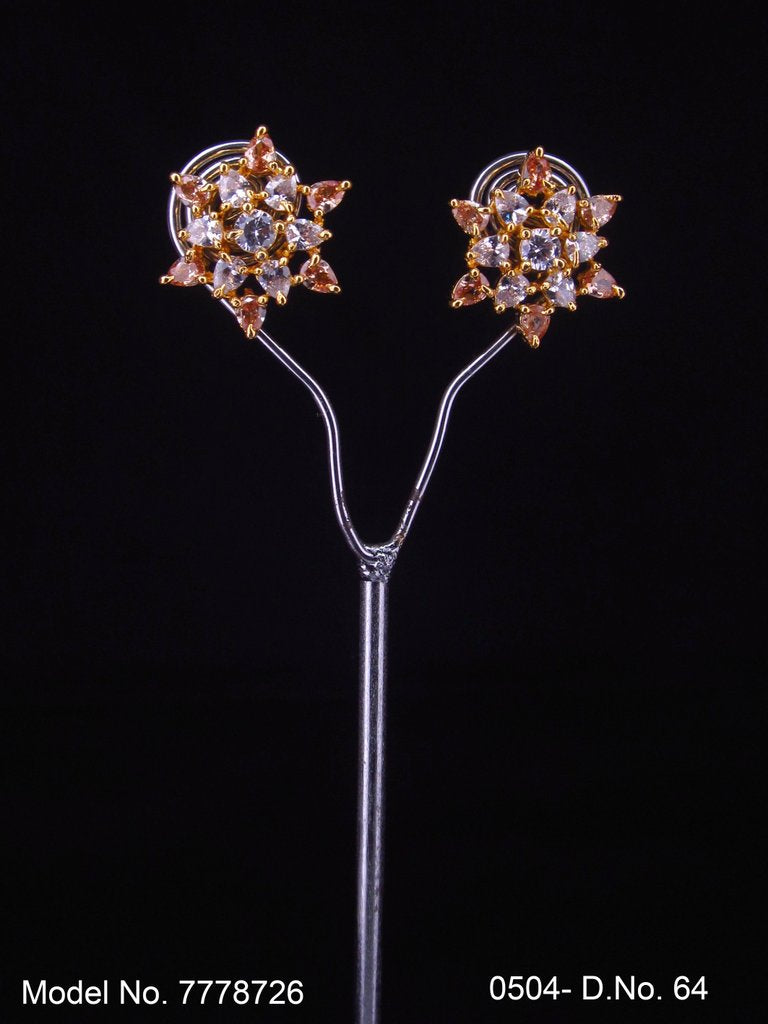 Light Weighted Stud Earrings - Style 1 - Amaara World