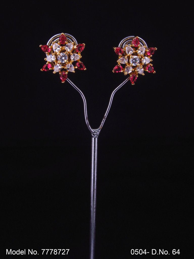 Light Weighted Stud Earrings - Style 2 - Amaara World