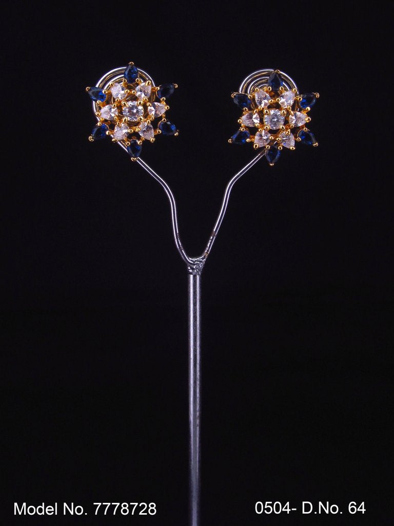 Light Weighted Stud Earrings - Style 3 - Amaara World
