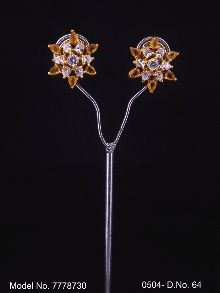 Light Weighted Stud Earrings - Style 5 - Amaara World