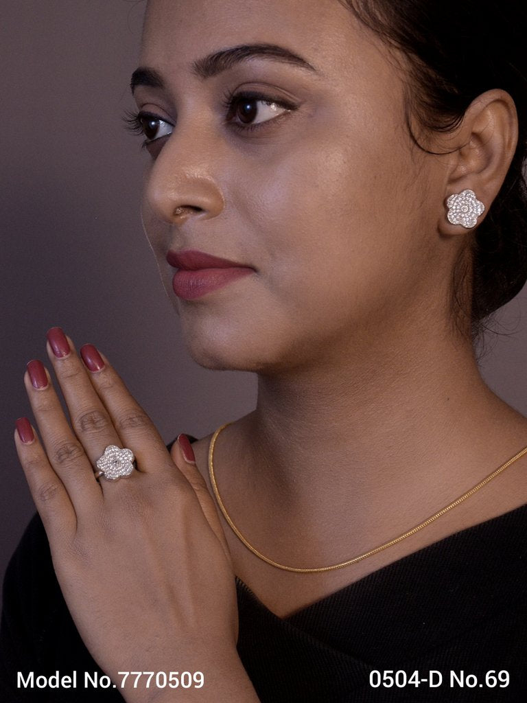 Earring With Finger Rings - Amaara World USA - SKU 7770509