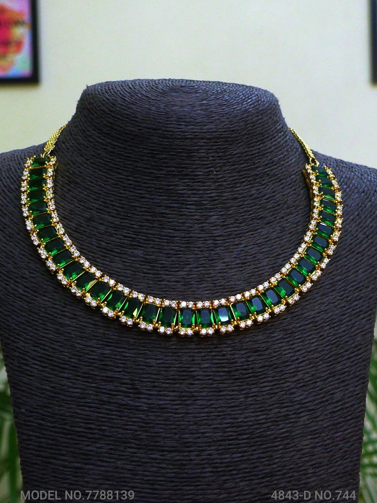 CZ Collar Necklace Collection - View A