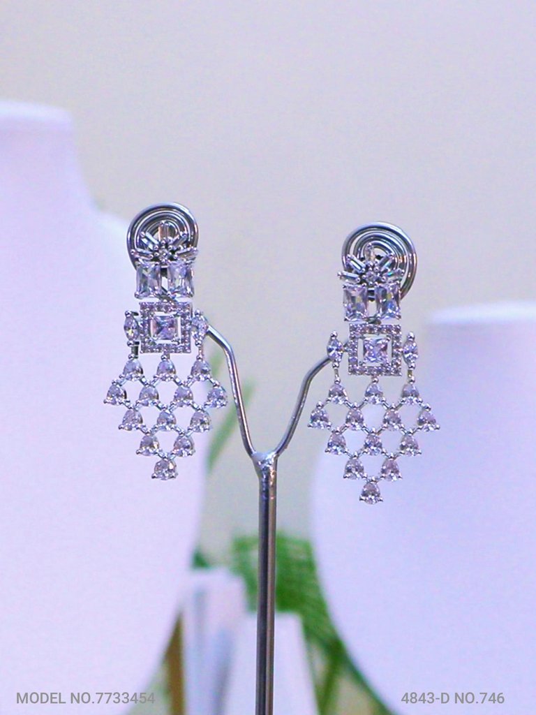 Real Zircon Fashion Jewelry Set - 7733454 - View 3
