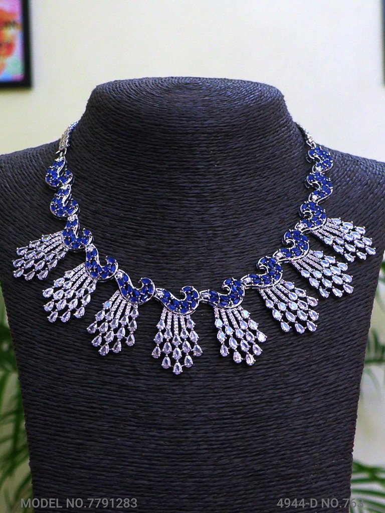 Imitation Diamond Cz Jewelry Set - View A