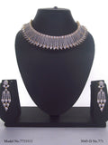 American Diamond Necklace Set - 7733312 - View 1