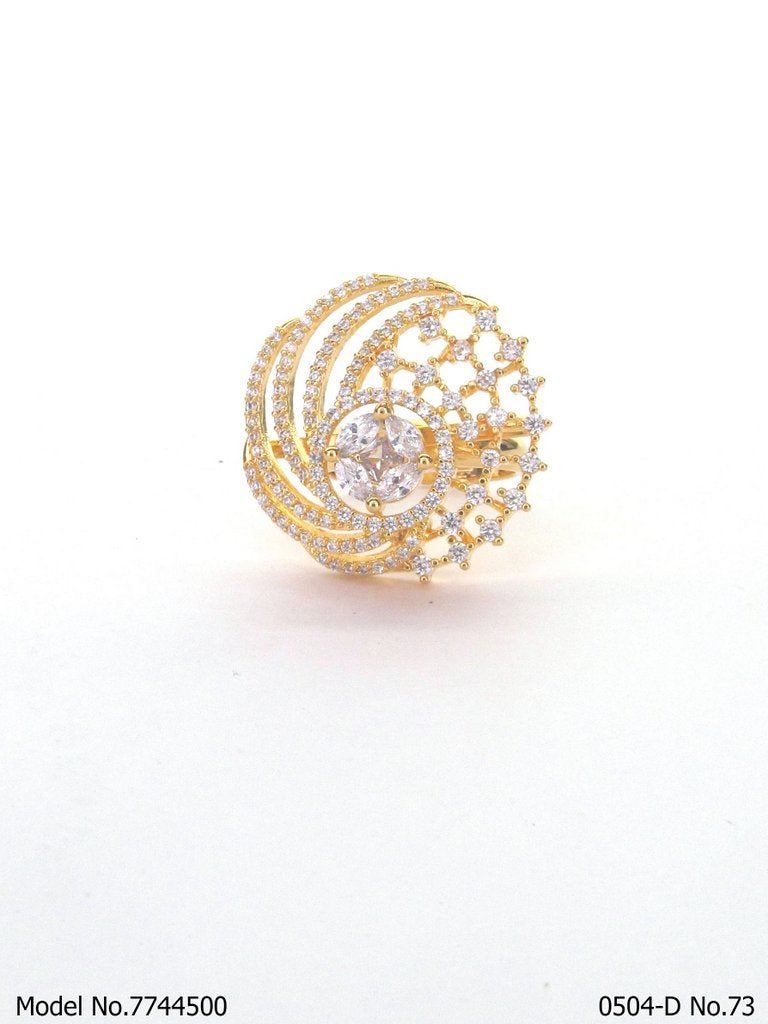 Majesty CZ Ring - View 2 - Amaara World