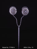 Cubic Zirconia Non-Dangling earrings - Style 1 - Amaara World