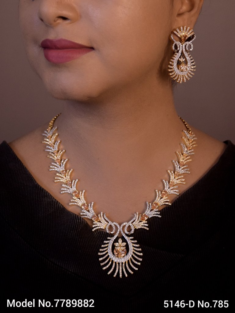 Original Cz Traditional Necklace - Amaara World