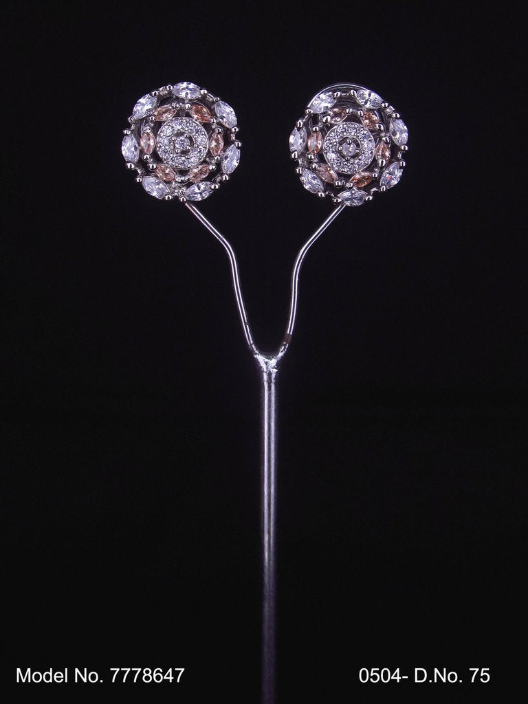 Crystal Zircon studs for Girls | Steal a mans Eye - Style 1 - Amaara World