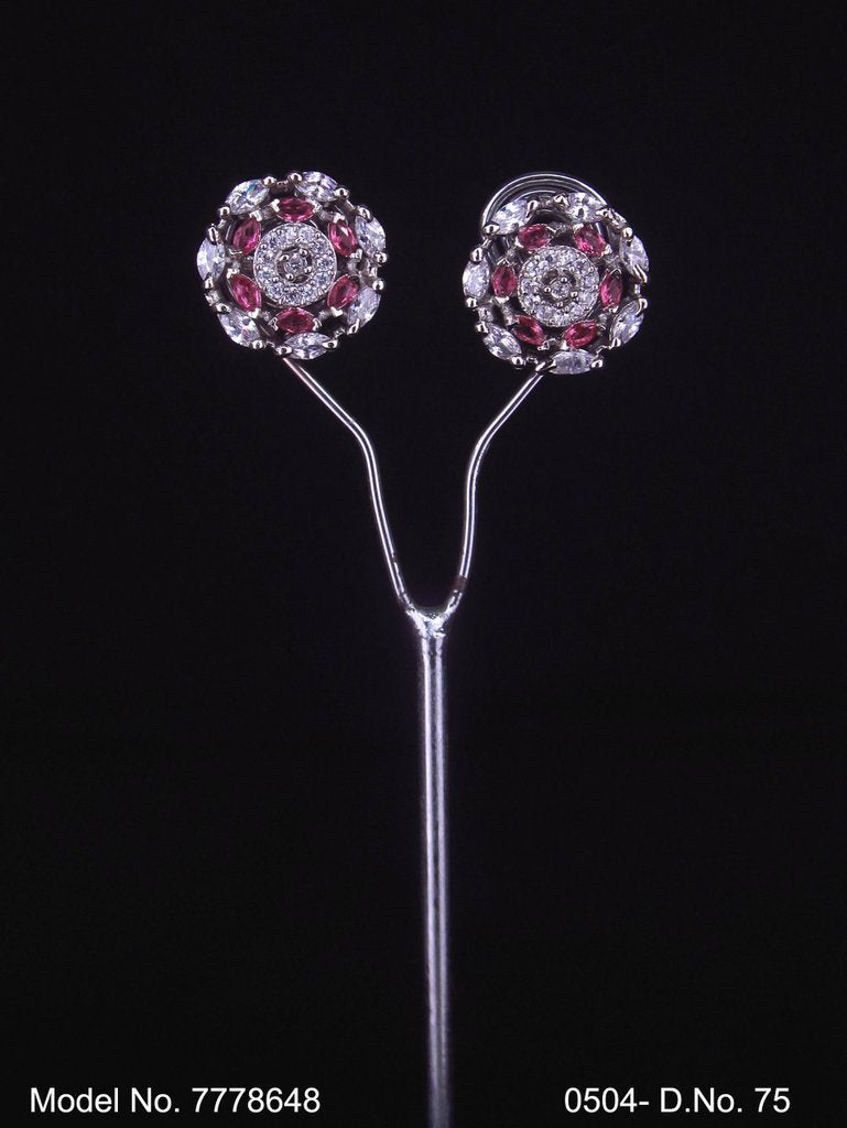 Crystal Zircon studs for Girls | Steal a mans Eye - Style 2 - Amaara World