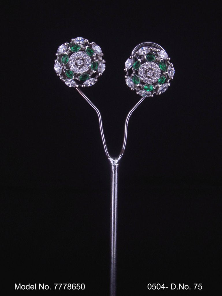 Crystal Zircon studs for Girls | Steal a mans Eye - Style 4 - Amaara World